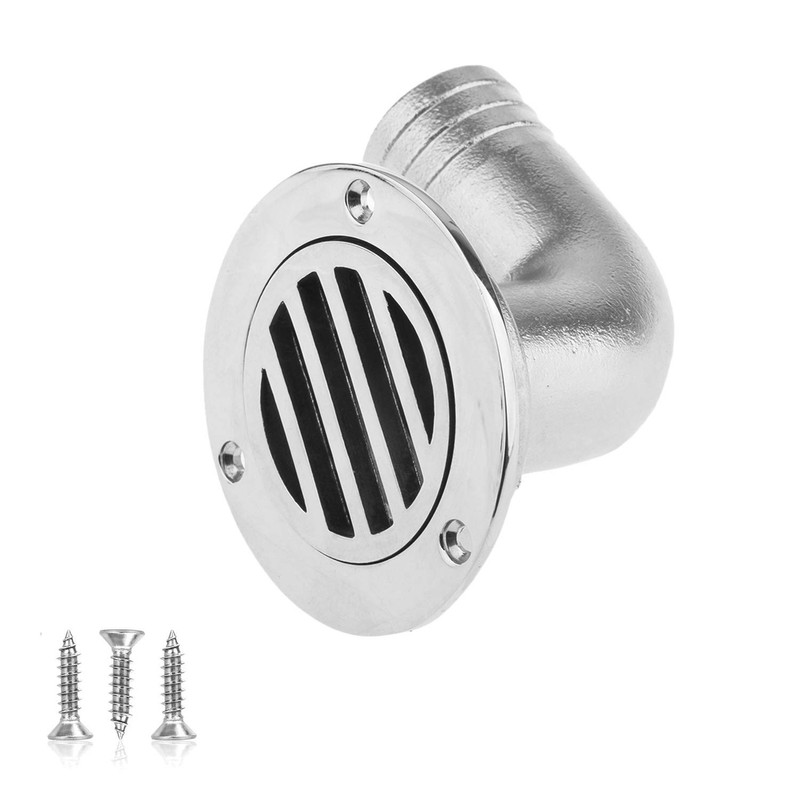 SHENGHUISS Boat Deck Drain,1 1/2 Inch (38MM) 90 Degree Floor