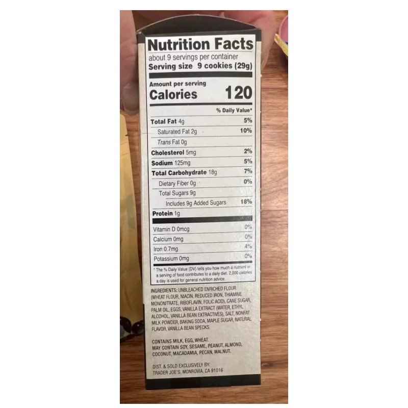 Trader Joe's 3 🤎 Boxes Trader Joe's Vanilla Cookie Thins