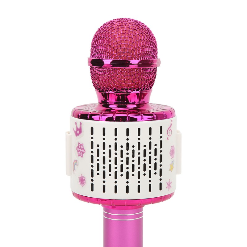 Kids Bluetooth Microphone Wireless LED Lights Wings Decoration USB Rechargeable