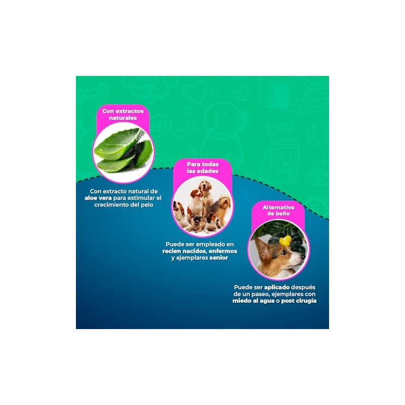 Fancy Pets Espuma P/BAÑO EN SECO Essentials 300 G