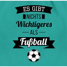 Shirtracer - Gym Bag Backpack - Football Euro 2024 - There Is Nothing More Important Than Football, 6 turquoise