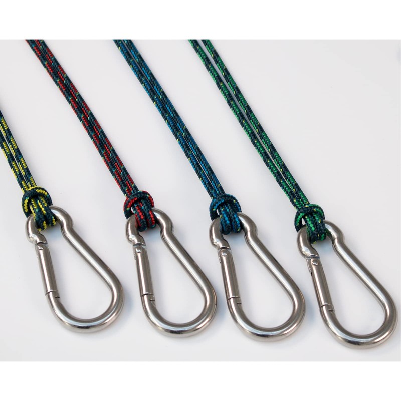 HAMBURGER TAUWERK-FABRIK EST. 1901 Pack of 10 Stainless Steel Carabiner