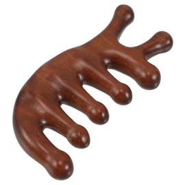 Mikinona Manual Hairdressing Tool Scalp Stimulator Acupressure Therapy Wide Comb Detangle Relax Anytime