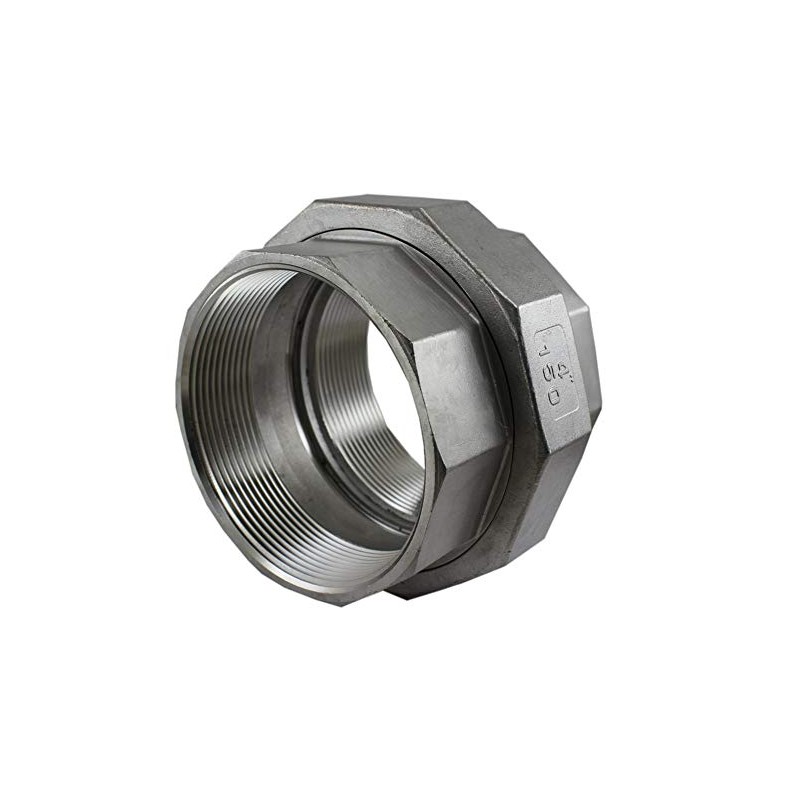 Duda Energy Union 4" Female Ports Stainless Steel Pipe Fitting