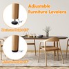 Yinpecly Furniture Leveler, 20 PCS M8 Threaded Adjustable, Metal and