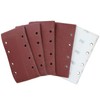 Hook/Loop 1/3 Sheet Sanding Sander Sandpaper Pads 50 Pack 80