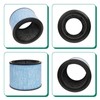 2 Pack AP200 3-in-1 H13 True HEPA Filters Compatible with