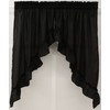 The_Curtain_Shop Stacey Solid Swag Pair 60Wx38L Black