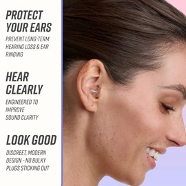 VIBES High Fidelity Concert Ear Plugs – Reusable Noise Reducing Ear Plugs for Concerts, Musicians, Raves, and Live Events – Comfortable Hearing Protection for Loud Environments