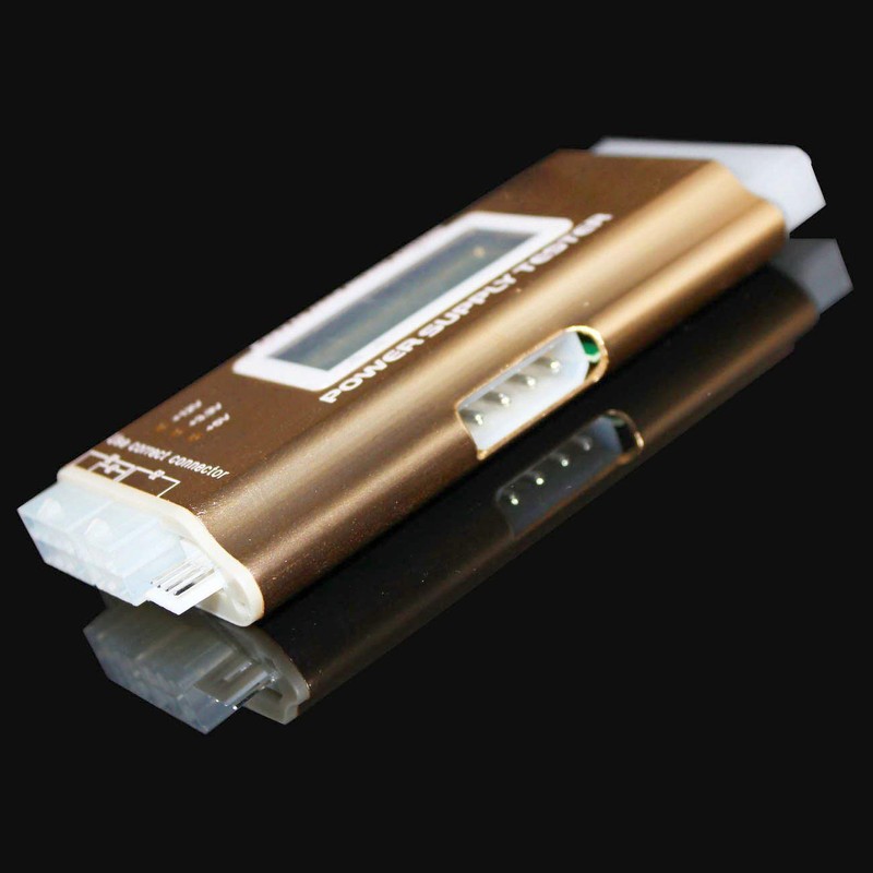 Optimal Shop 20+4 Pin LCD Computer Power Supply Tester for
