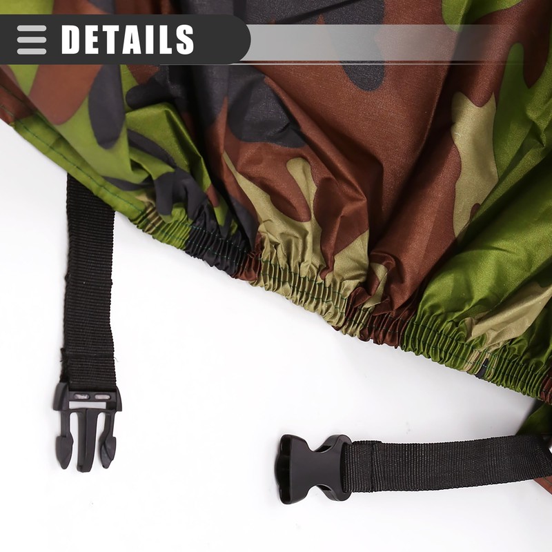 Motoforti Universal Motorcycle Cover, Motorbike Cruisers Rain Cover, XL Size,