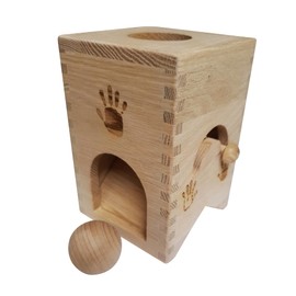 Family of Five Oak Permanence Box Sensory Montessori Toys