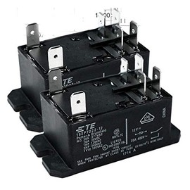 TE CONNECTIVITY/Potter & BRUMFIELD T92P7D22-12 Power Relay, 12VDC, 30A, DPST-NO, Flange (Pack of 2)