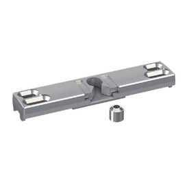 Balcony door catch Snapper Metal with Counterpart for various Profile - Rehau / Schüco