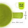 Dignity by Wade Large Handled Cup - Green
