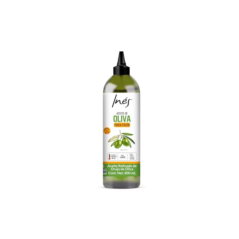 Aceite de Oliva para Freír Inés – 800 mL, Envase