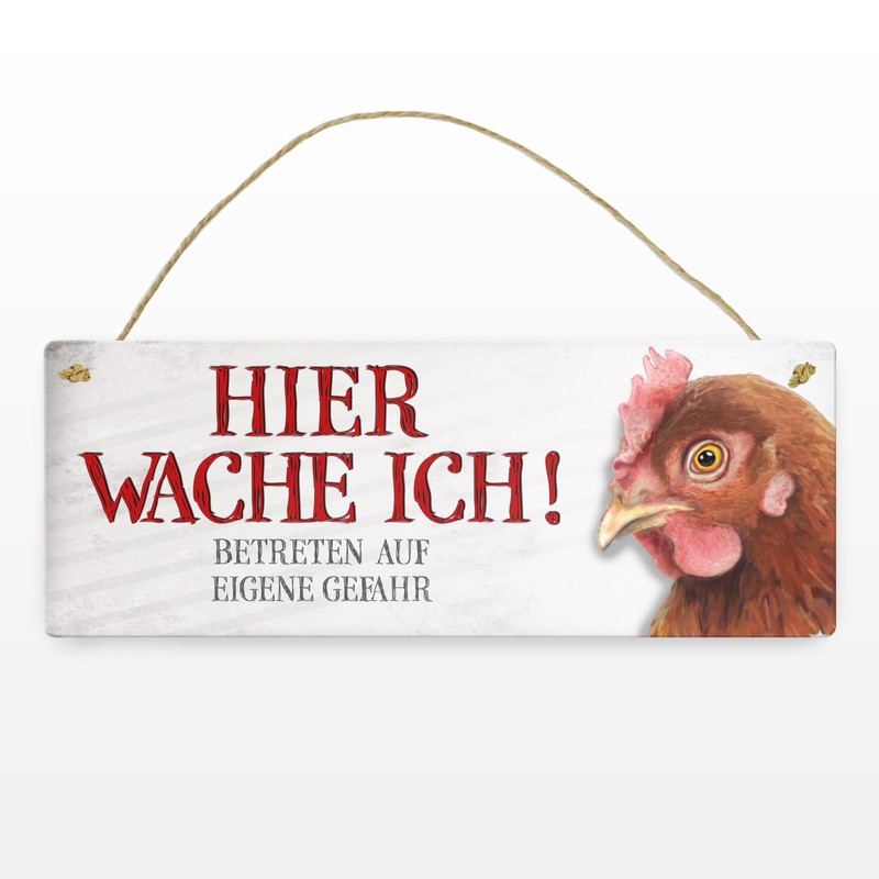 Betreten auf eigene Gefahr - Hier wache ich! Metal Sign