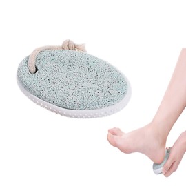 SHULLIN Natural Pumice Stone Pumice Stones Lava Stone Foot Care Natural Foot Scrub Pedicure Foot Scrub Callus Rasp Lava Pedicure Tools for Feet and Hands Remove Dead Skin (Green)