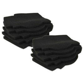 vhbw 10 x Filter Compatible with Fan, Fan, Exhaust Device Replacement for Lunos 2/FSI-R