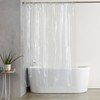 Clean Bath Transparent Shower Curtain Bath Curtain (180x180cm)