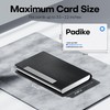 Padike Business Card Holder/ Case Professional PU Leather & Stainless