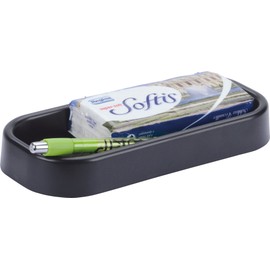 hr-imotion Storage Box / Glasses Shelf / Bag Holder, Storage with felt base, Black