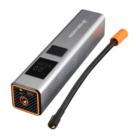 PROFI-PARTNER Akku Luftpumpe 150 PSI, Elektrischer Mini Kompressor für Auto, Motorrad & Fahrrad, Tragbare Reifenpumpe mit Digital Manometer und USB-C