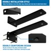 LEOPO 12 inch Floating Shelf Bracket, 1/4” Thick Heavy Duty