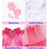 Dog Dress Luxury Puppy Skirt Dog Clothes Princess Dresses Wedding