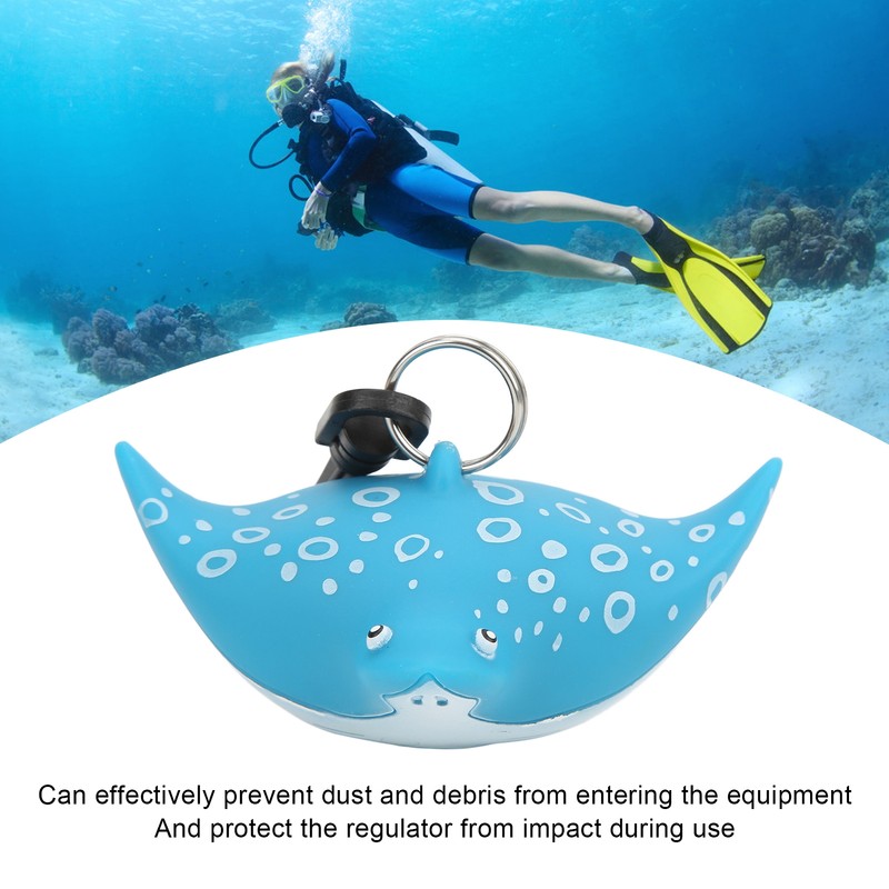 Cartoon Fish Scuba Dive Mouthpiece Dustproof Cover Second Stage Regulator