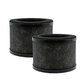 Nispira TZ-K1 MK01 MK06 3-in-1 True HEPA Activated Carbon Filter Replacement for ToLife TZ-K1 AROEVE Air Purifier 2 pack