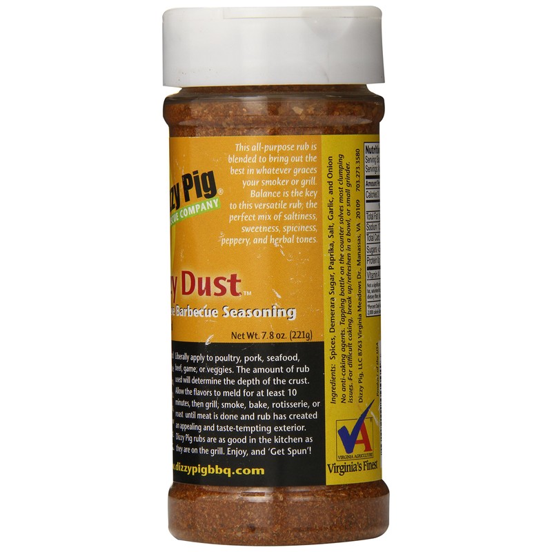 Dizzy Pig Dizzy Dust All-Purpose Barbecue Seasoning Rub (8oz. Shaker)