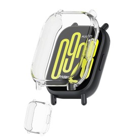 Redmi Watch 5 Lite Case, Redmi Watch 5 Lite Protector Cover TPU Material Transparent Shockproof Ultra Thin Lightweight Anti-Fingerprint Protective Cover for Redmi Watch 5 Lite Non-Glass Material
