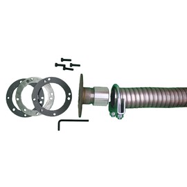 Innovative Generator Solutions GenExhaust for Champion #90 3hole or 4hole 1-1/2" galv Steel tubing 2' Long