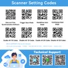Alacrity Upgraded 2D Industrial Barcode Scanner with Wireless Charging Stand,