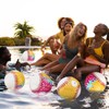 Civaner 6 Pcs Ice Cream Drip Baseball Themed Beach Ball