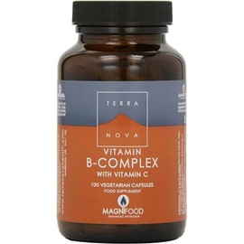 TERRANOVA B Complex With Vitamin C Capsule- 100 Vegicaps