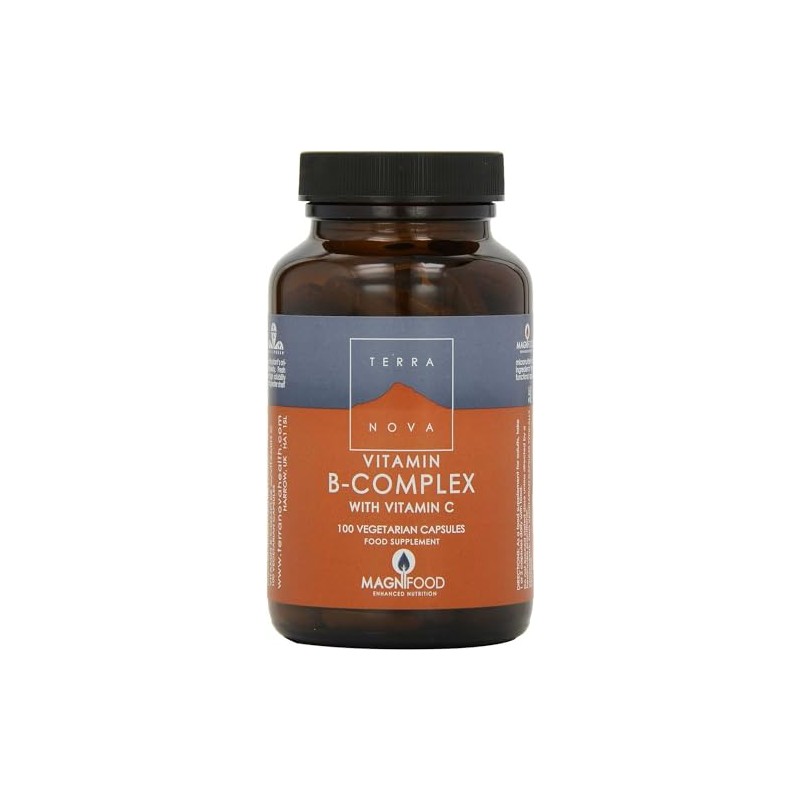 TERRANOVA B Complex With Vitamin C Capsule- 100 Vegicaps
