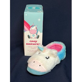 Totes Childrens "Cozy Unicorn"  Indoor + Outdoor Slippers • Size MD 13-1 • NEW!