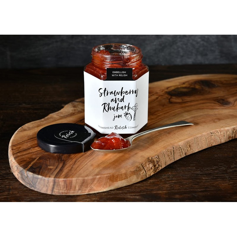Hawkshead Relish - Strawberry & Rhubarb Jam 220g