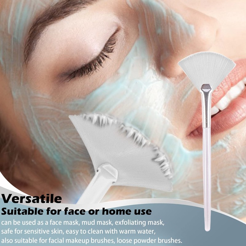 Soft 'N Style Taklon Fan Mask Brush Acid Applicator for