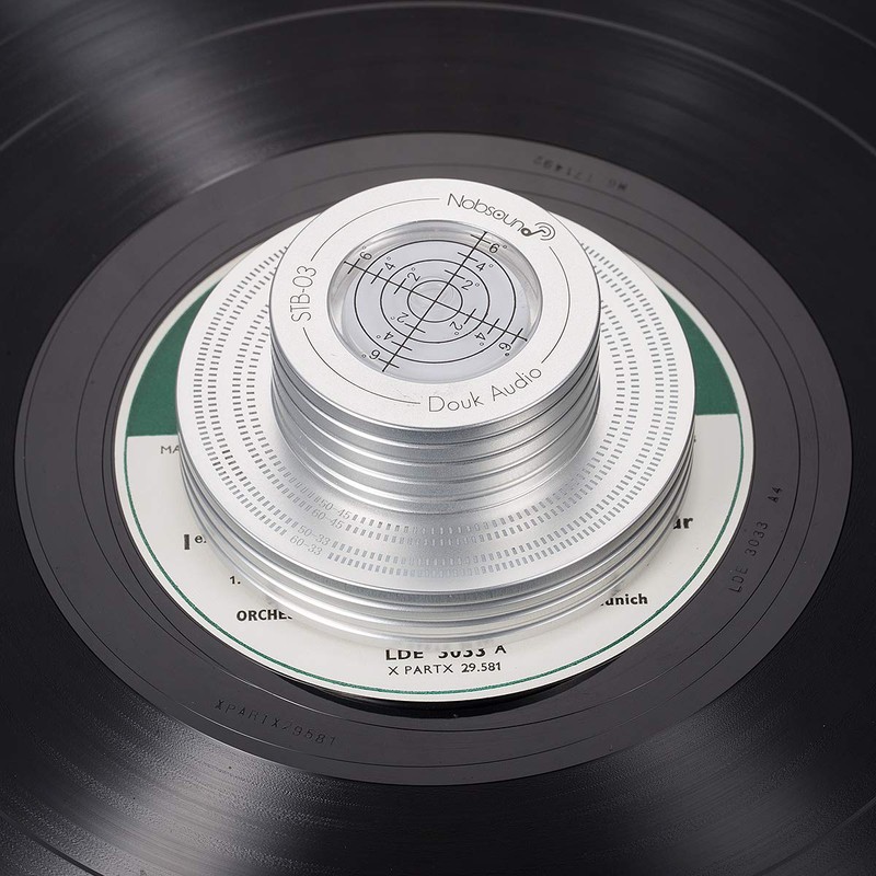 Nobsound Aluminum Record Weight LP Vinyl Turntable Disc Stabilizer Bubble