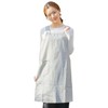 Yurakuan H-Shaped Women's Apron, Wrinkle Resistant, moss striped