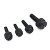 Black Nylon Knurled Thumb Screws M3 5-25mm 50 / 8mm