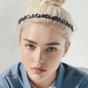 2 Pack Double Layer Headband with Mini Clips for Women