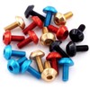 JMFahrrad 4PCS Titanium M5 x 12mm Hex Socket Head Bolt