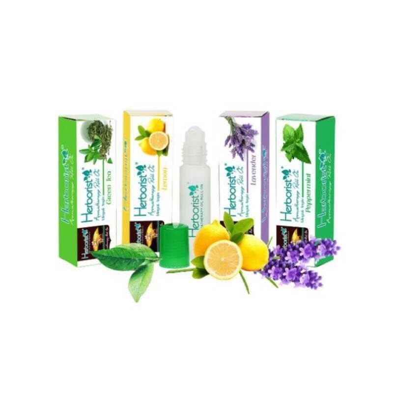 Generic Herborist Aromatherapy Roll on 10ml Green Tea (Pack of