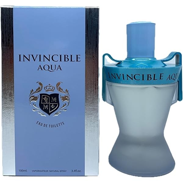 Invincible Aqua Men's Cologne 3.4 Fl. Oz. Eau de Toilette