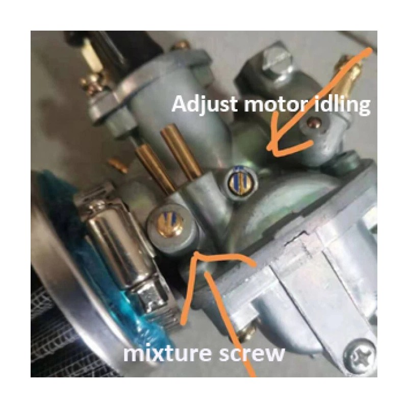 DONSP1986 High Performance Racing Carburetor for 2 Stroke 48cc/66cc/80cc Bicycle