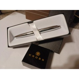 CROSS CALAIS POLISHED CHROME BALLPOINT PEN BRAND NEW IN GIFT BOX